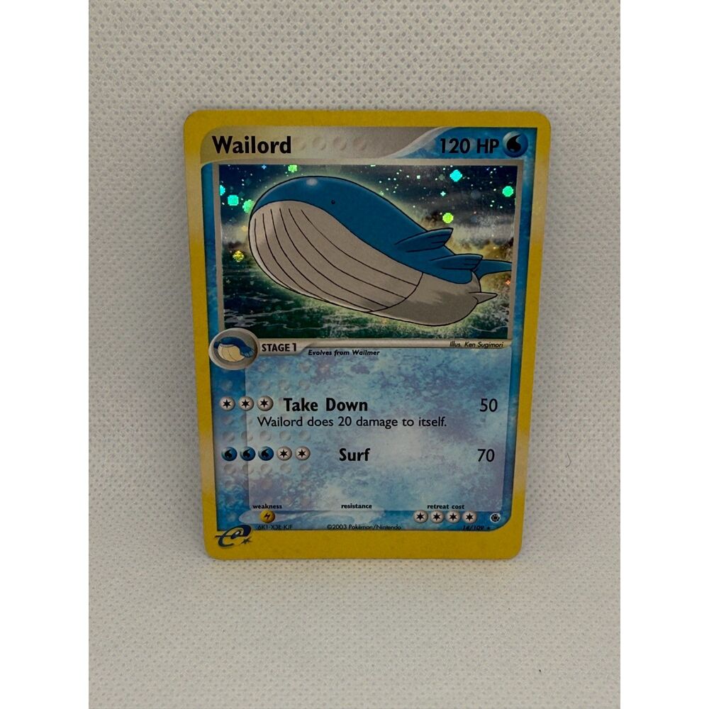 Wailord Ruby and Sapphire #14/109